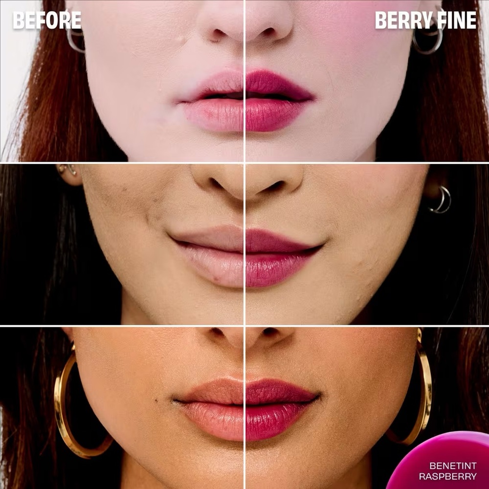 Benefit ‘Raspberry’ Benetint Liquid Lip & Cheek Stain - Picture 8 of 12